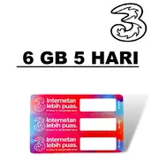 VOUCHER TRI 6 GB 5 HARI (VBM3X)
