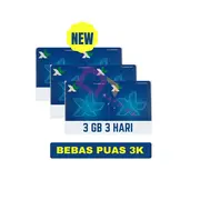 VOUCHER XL BEBAS PUAS 3 HARI 3 GB