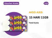 VOUCHER AXIS 15 HARI 11.5GB+LOKAL