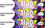 VOUCHER AXIS 30 HARI  8GB + LOKAL