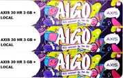 VOUCHER AXIS 30 HARI 3 GB + LOCAL
