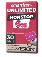 VOUCHER SMARTFREN NONSTOP 6GB 30 HARI