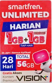 VOUCHER SMARTFREN UNLIMITED FULL 28 HARI