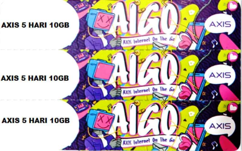 VOUCHER AXIS 5 HARI 12GB + LOKAL - Gambar Produk