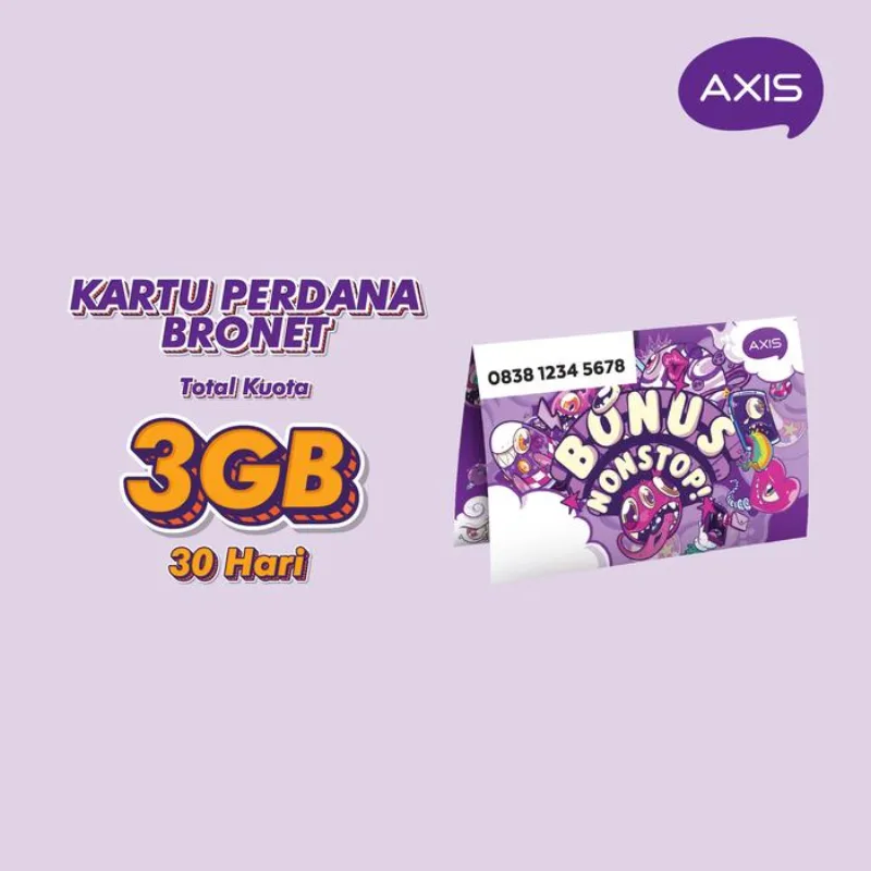 PERDANA AXIS 3GB  - Gambar Produk