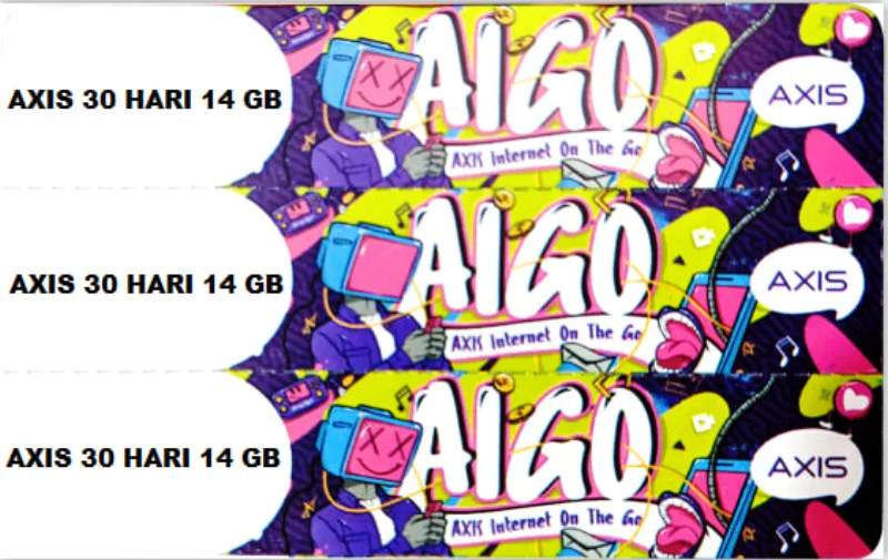 VOUCHER AXIS 30 HARI 2GB + LOKAL - Gambar Produk