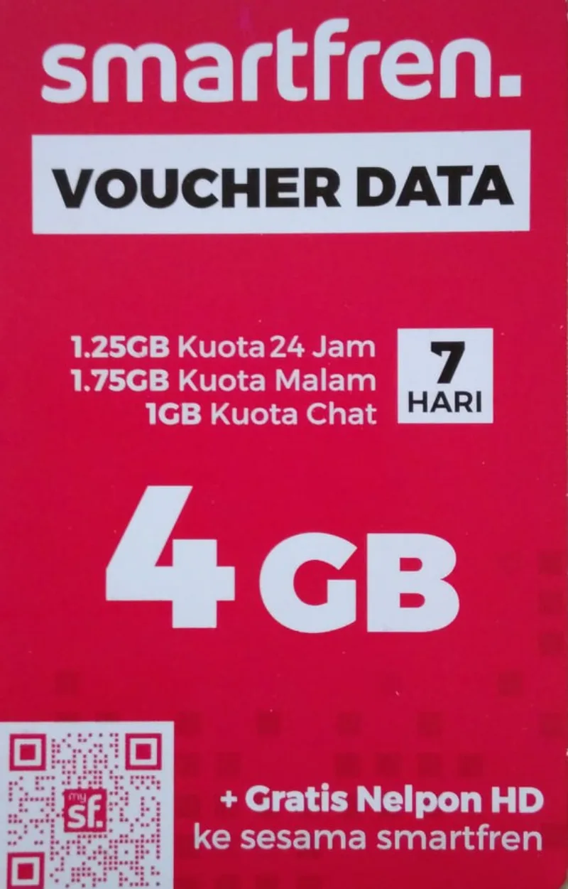 VOUCHER SMARTFREN 6GB 7 HARI - Gambar Produk